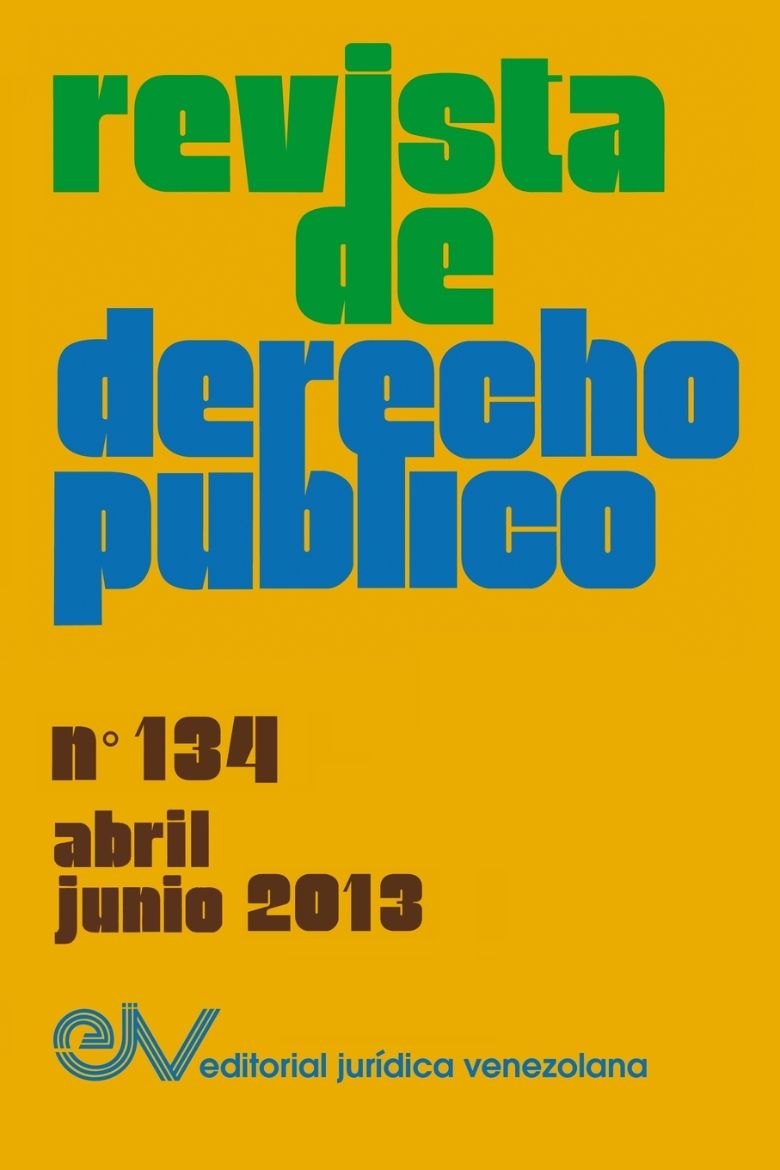 Immagine di REVISTA DE DERECHO PÚBLICO (Venezuela), No. 134, Abril-Junio 2013