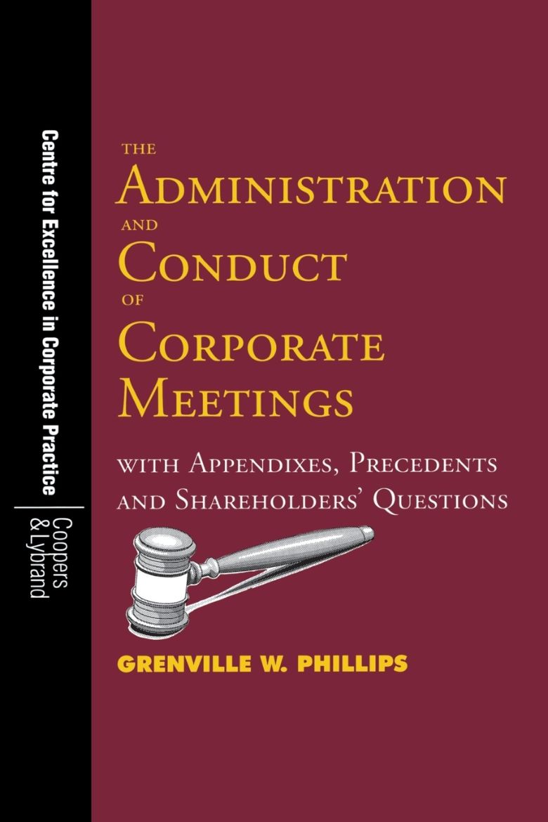 Immagine di The Administration and Conduct of Corporate Meetings