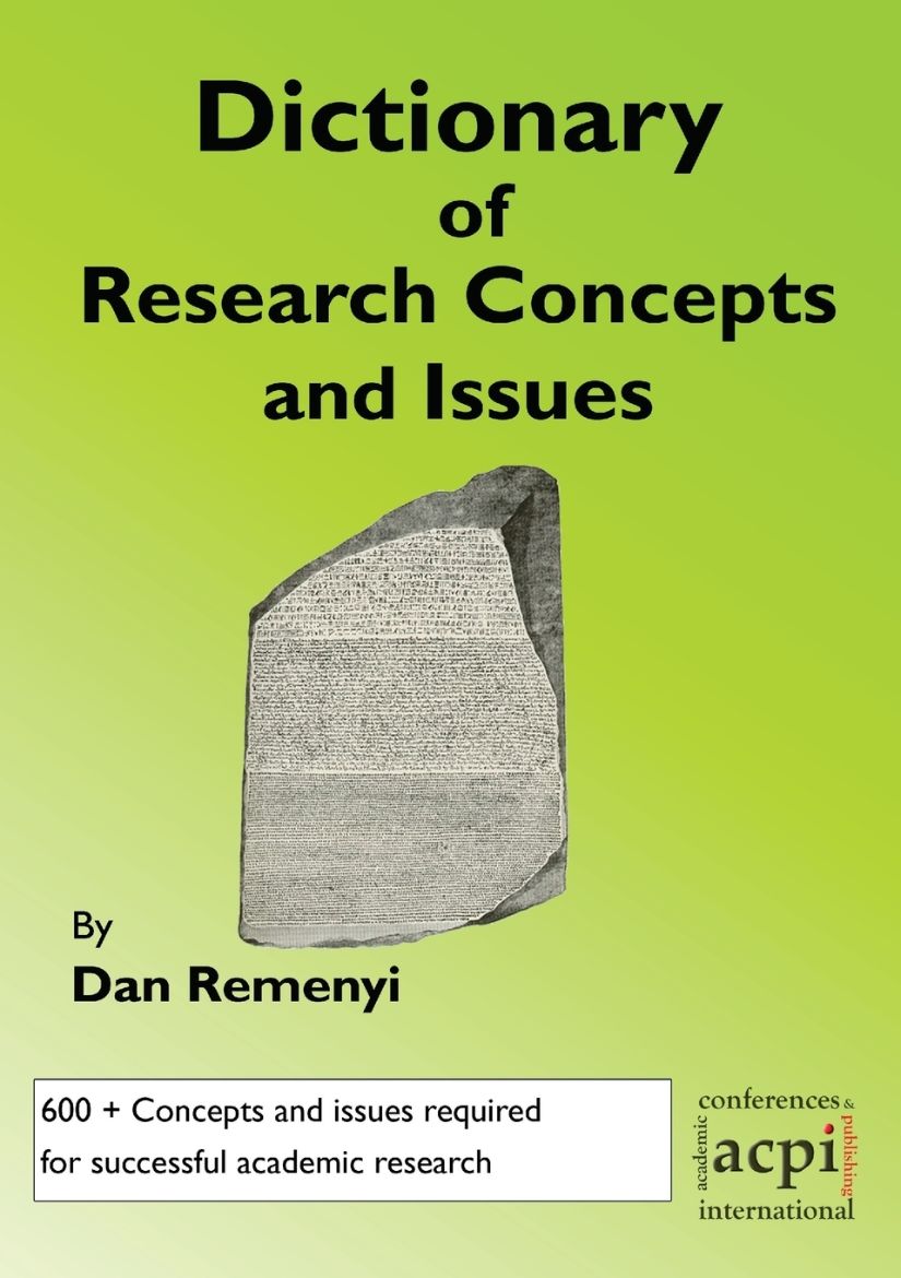 Immagine di A Dictionary of Research Terms and Issues