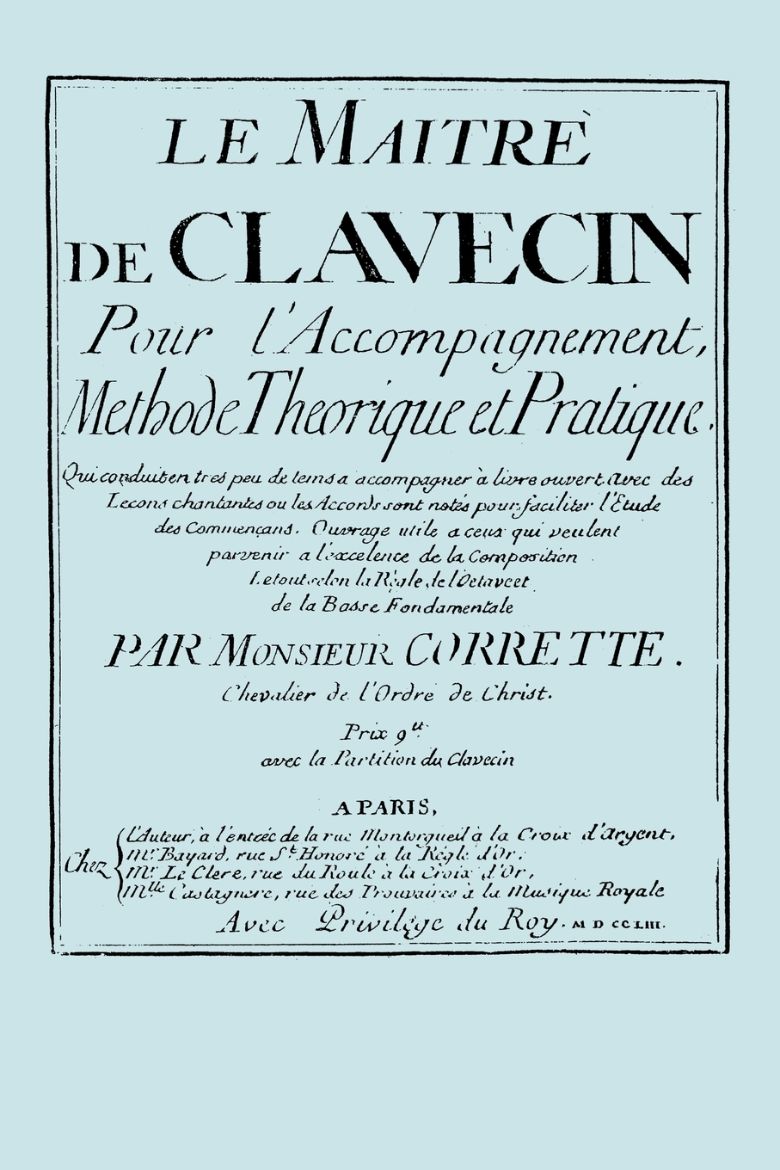 Immagine di Le Maitre de Clavecin (facsimile 1753 edition)