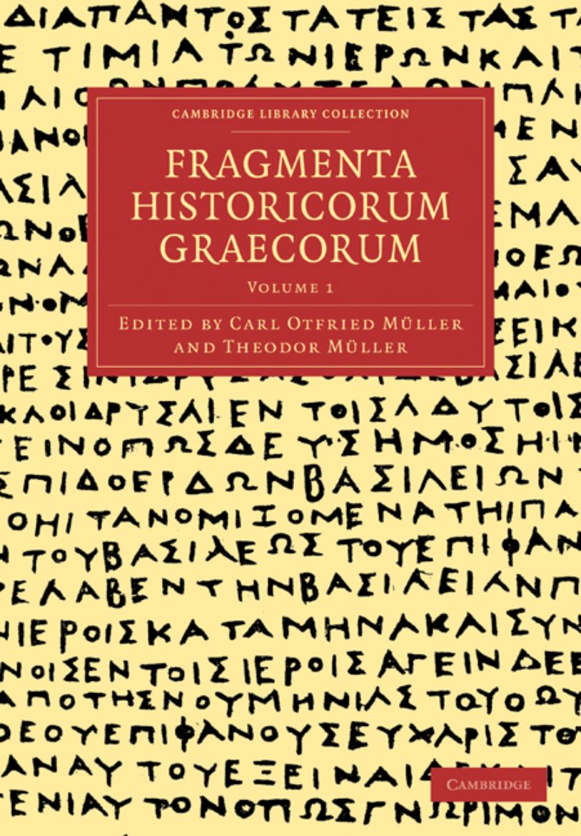 Immagine di Fragmenta Historicorum Graecorum - Volume 1