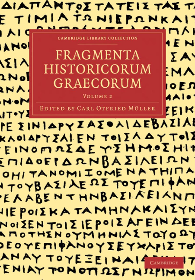 Immagine di Fragmenta Historicorum Graecorum - Volume 2