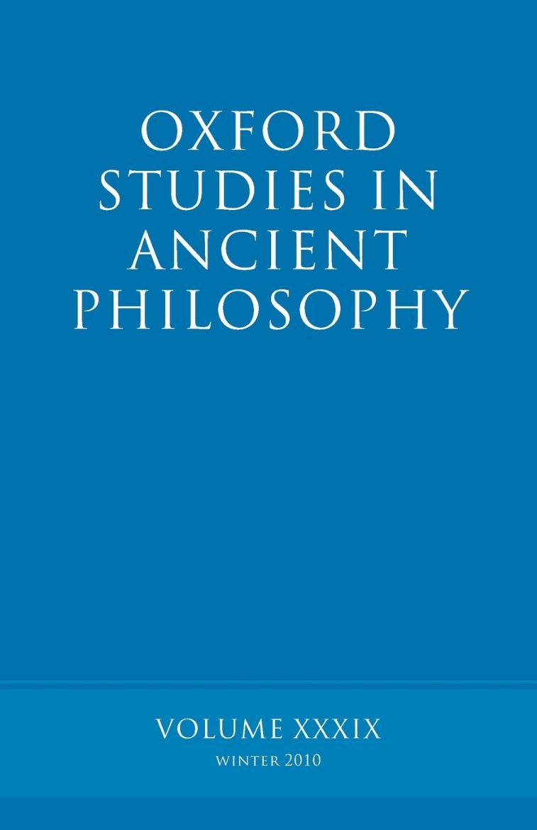 Immagine di Oxford Studies in Ancient Philosophy Volume
