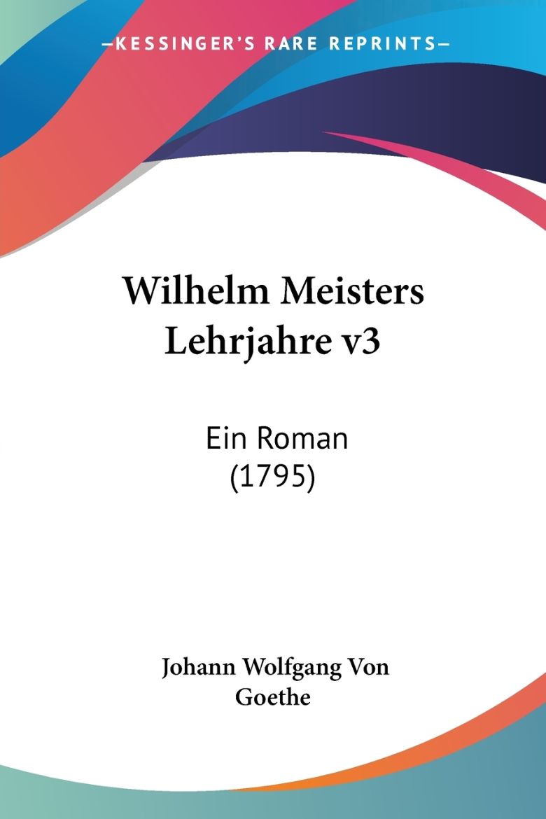 Immagine di Wilhelm Meisters Lehrjahre v3
