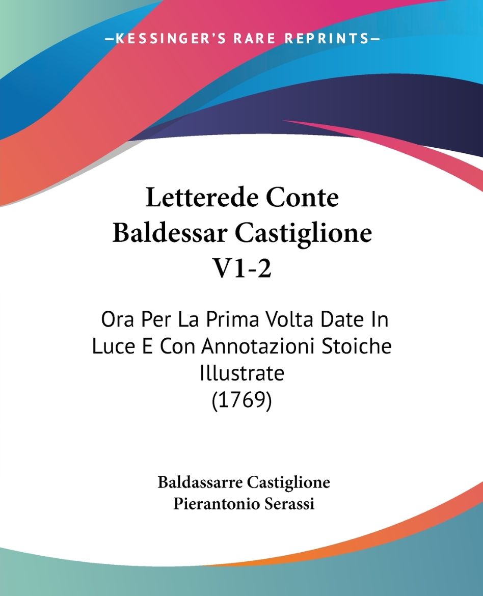 Immagine di Letterede Conte Baldessar Castiglione V1-2