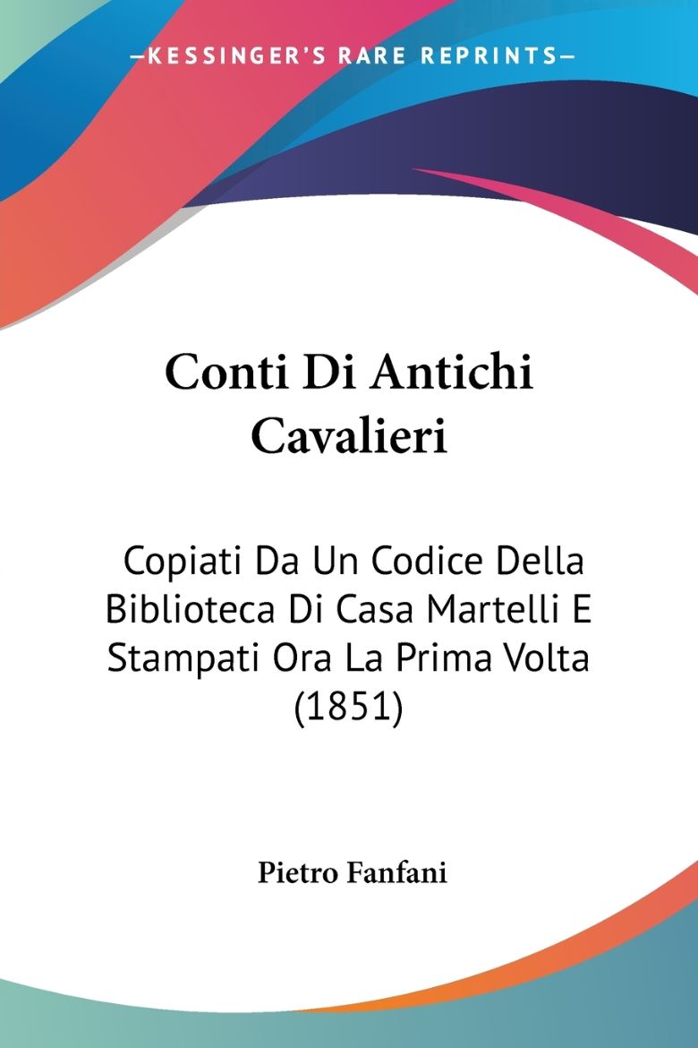 Immagine di Conti Di Antichi Cavalieri