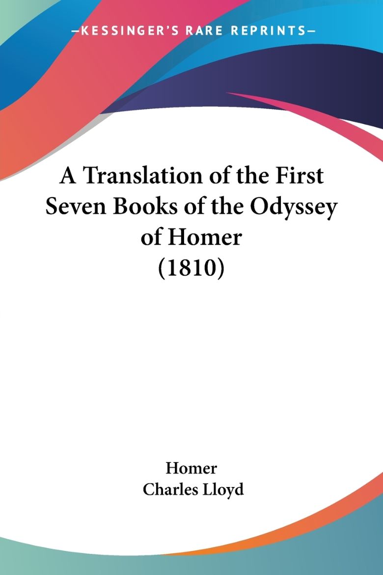 Immagine di A Translation of the First Seven Books of the Odyssey of Homer (1810)