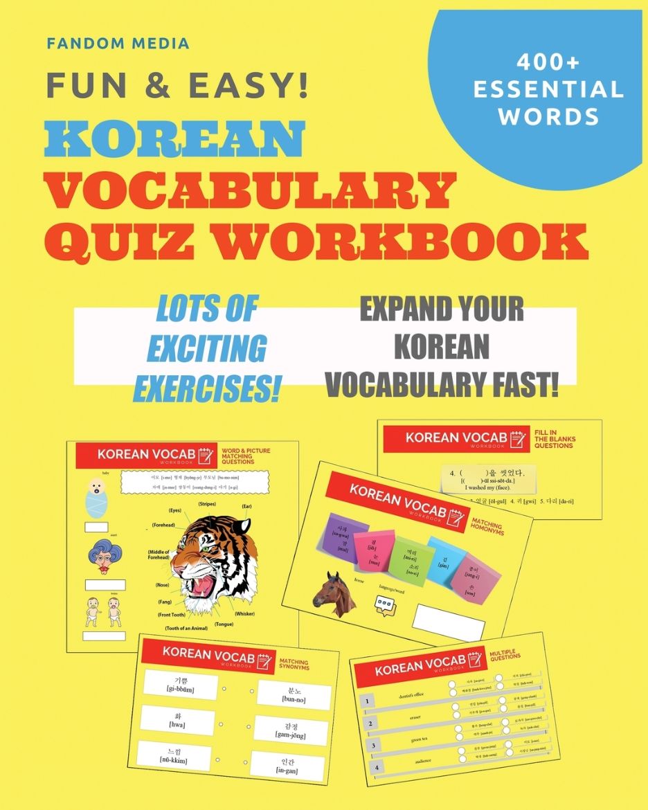 Immagine di Fun and Easy! Korean Vocabulary Quiz Workbook