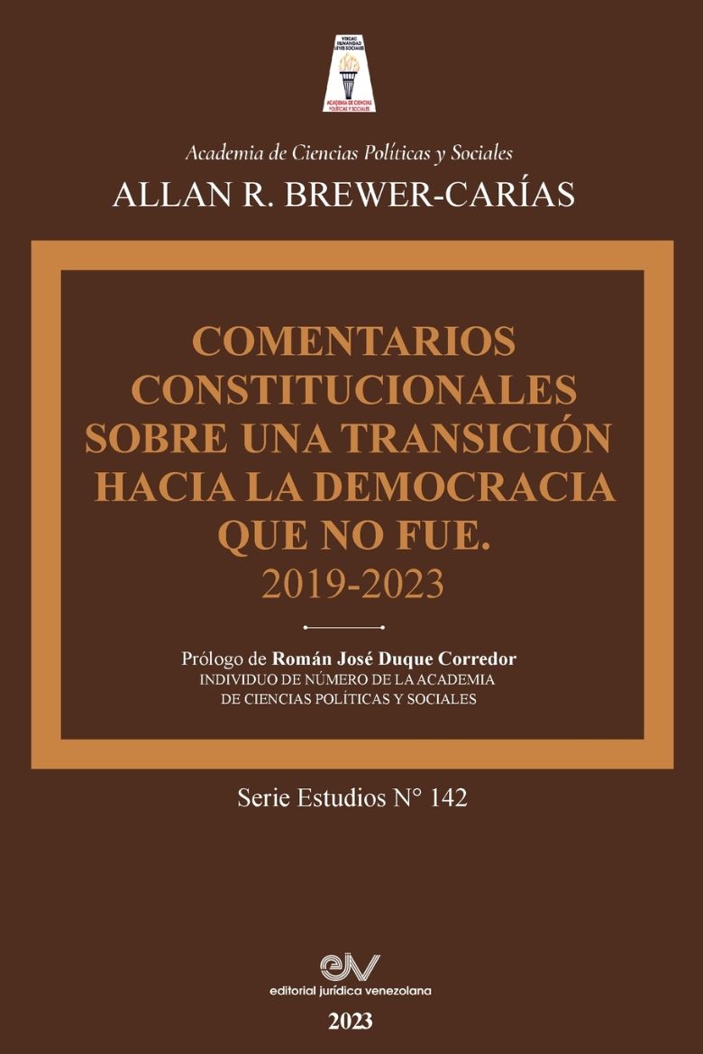 Immagine di COMENTARIOS CONSTITUCIONALES SOBRE UNA TRANSICIÓN A LA DEMOCRACIA QUE NO FUE