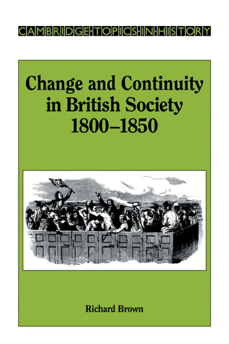 Immagine di Change and Continuity in British Society, 1800 1850