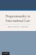 Immagine di Proportionality in International Law