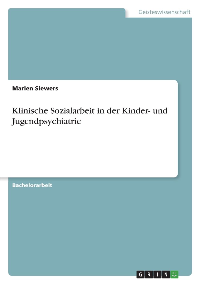Immagine di Klinische Sozialarbeit in der Kinder- und Jugendpsychiatrie