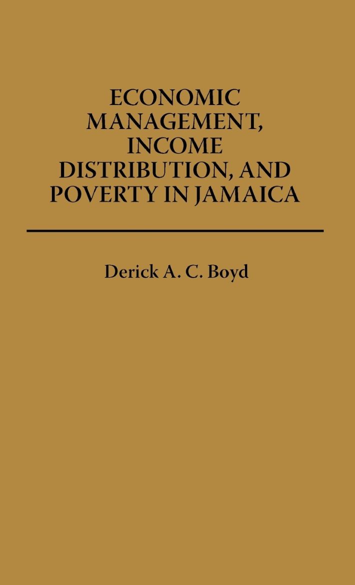 Immagine di Economic Management, Income Distribution, and Poverty in Jamaica