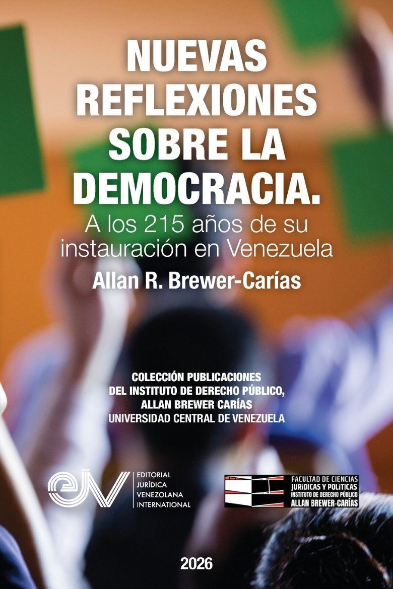 Immagine di NUEVAS REFLEXIONES SOBRE LA DEMOCRACIA. A los 215 años de su instauracion en Venezuela