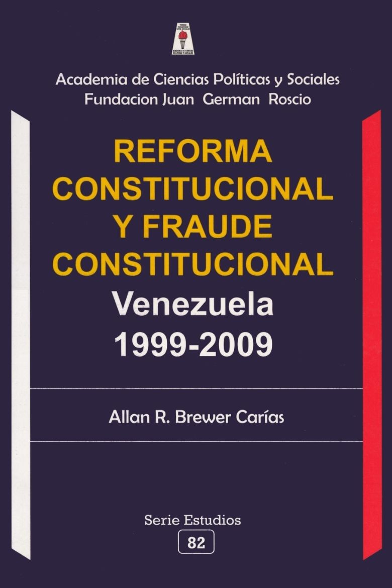 Immagine di REFORMA CONSTITUCIONAL Y FRAUDE CONSTITUCIONAL