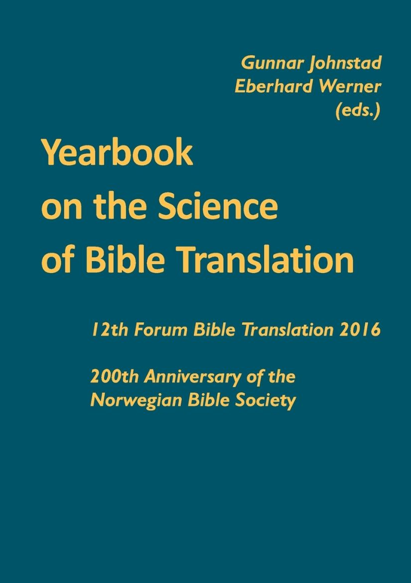 Immagine di Yearbook on the Science of Bible Translation