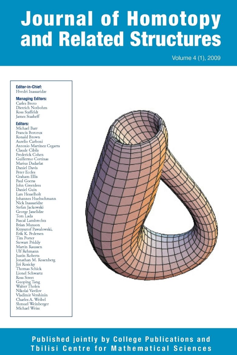 Immagine di Journal of Homotopy and Related Structures 4(1)
