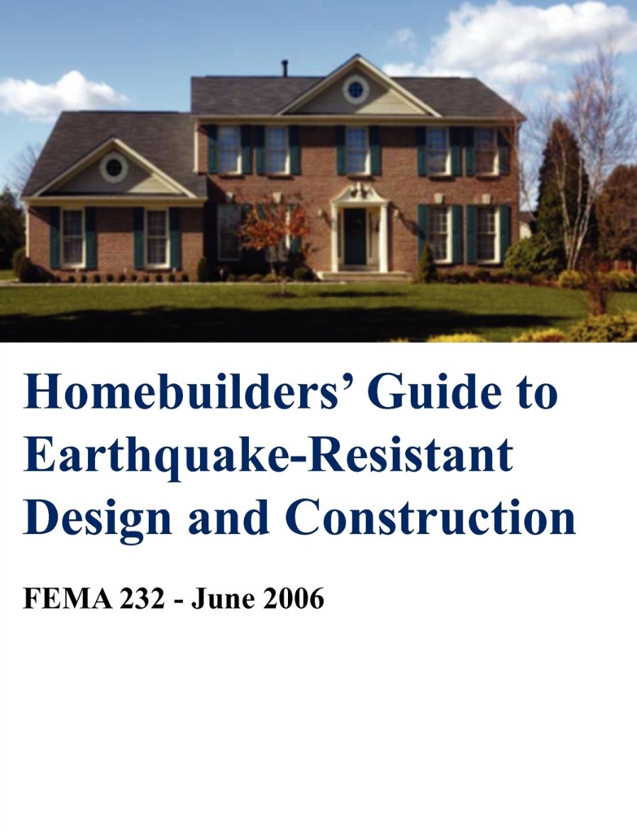 Picture of Homebuilders' Guide to Earthquake-Resistant Design and Construction (Fema 232 - June 2006)