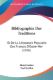 Picture of Bibliographie Des Traditions