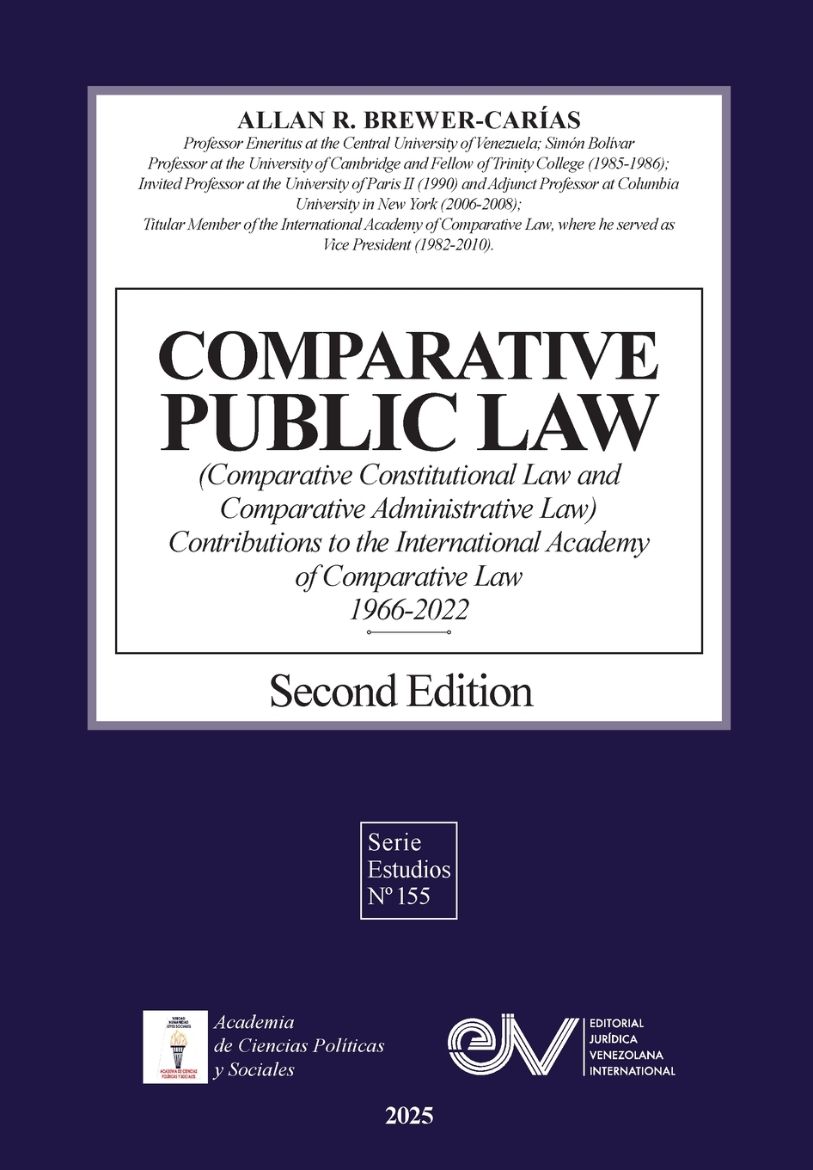 Immagine di COMPARATIVE PUBLIC LAW (COMPARATIVE CONSTITUTIONAL LAW AND COMPARATIVE ADMINISTRATIVE LAW) Contributions to the International Academy of Comparative Law 1966-2022 Second Edition