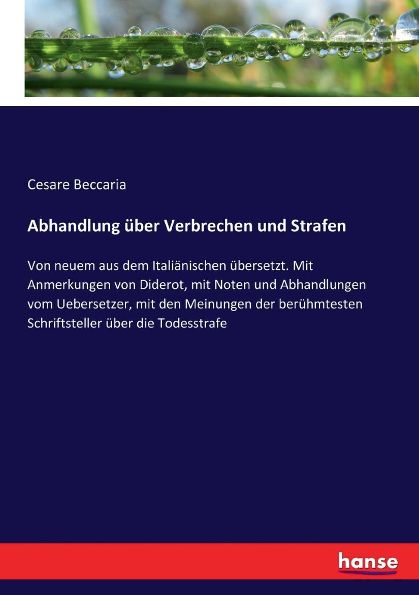 Picture of Abhandlung über Verbrechen und Strafen