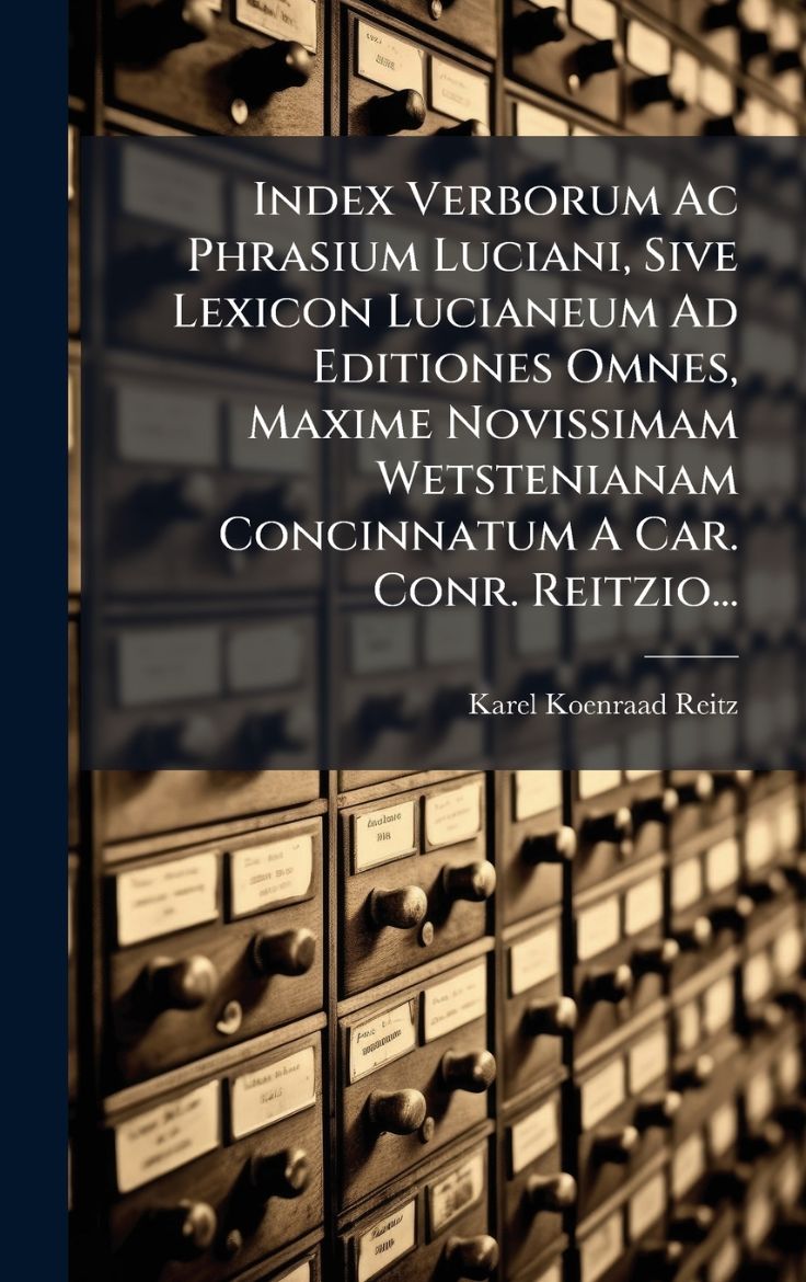 Picture of Index Verborum Ac Phrasium Luciani, Sive Lexicon Lucianeum Ad Editiones Omnes, Maxime Novissimam Wetstenianam Concinnatum A Car. Conr. Reitzio...