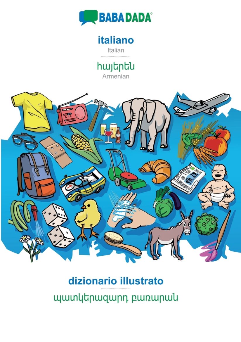Immagine di italiano - Armenian (in armenian script), dizionario illustrato