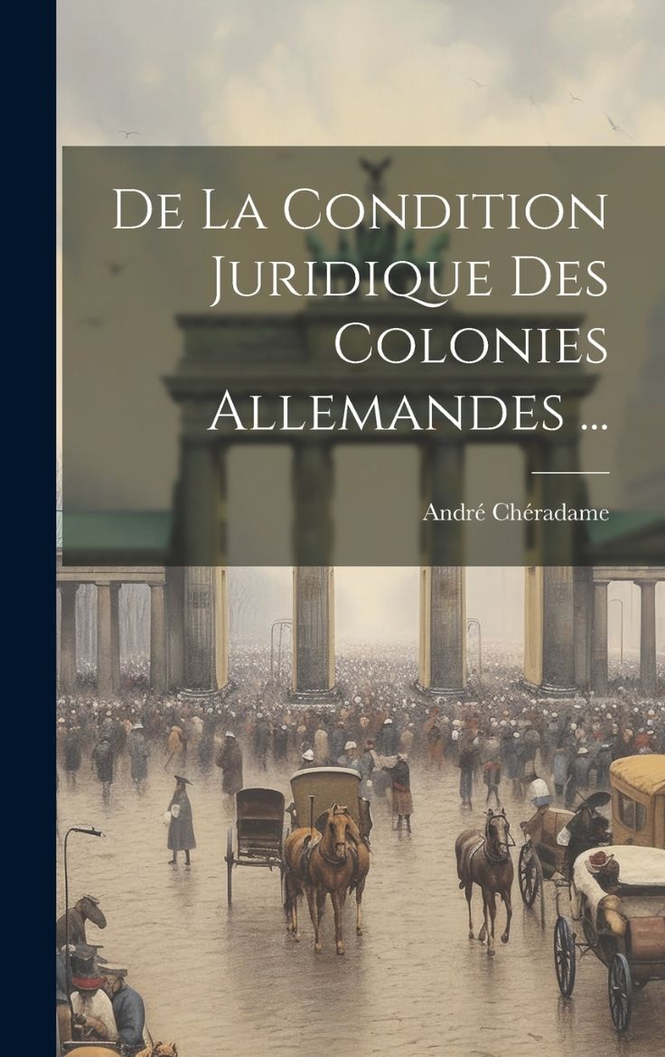 Immagine di De La Condition Juridique Des Colonies Allemandes ...