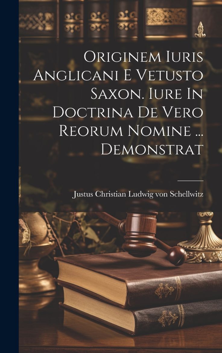 Picture of Originem Iuris Anglicani E Vetusto Saxon. Iure In Doctrina De Vero Reorum Nomine ... Demonstrat